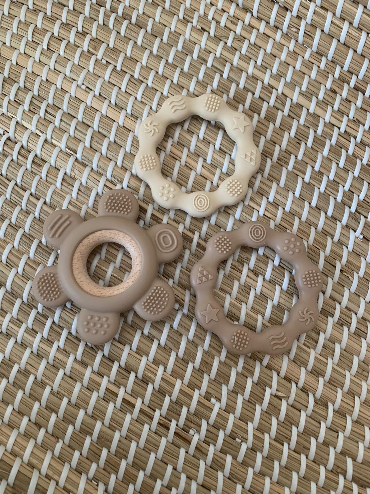 Bijtring taupe
