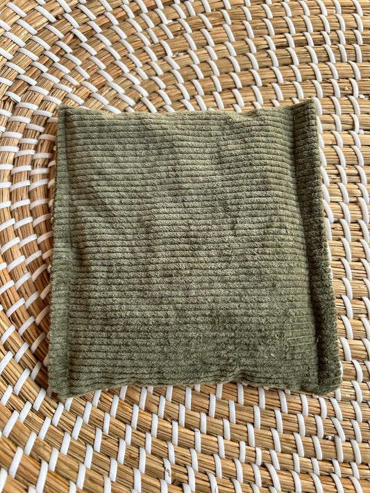 Sensorisch zakje donker groen rib