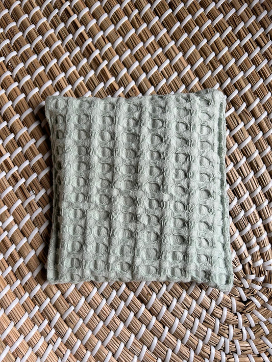 Sensorisch zakje pastelkleur mint