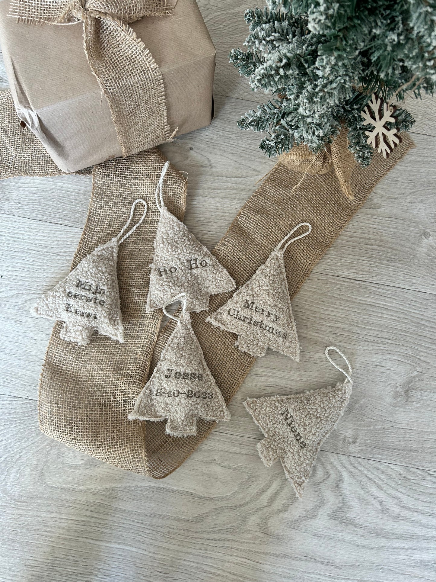 Kersthanger met naam