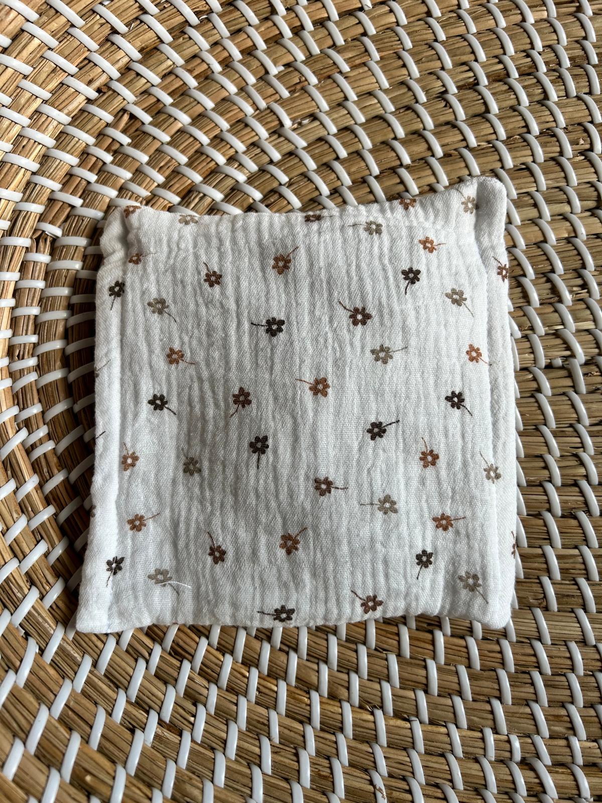 Sensorisch zakje roest bloem kersenpitten