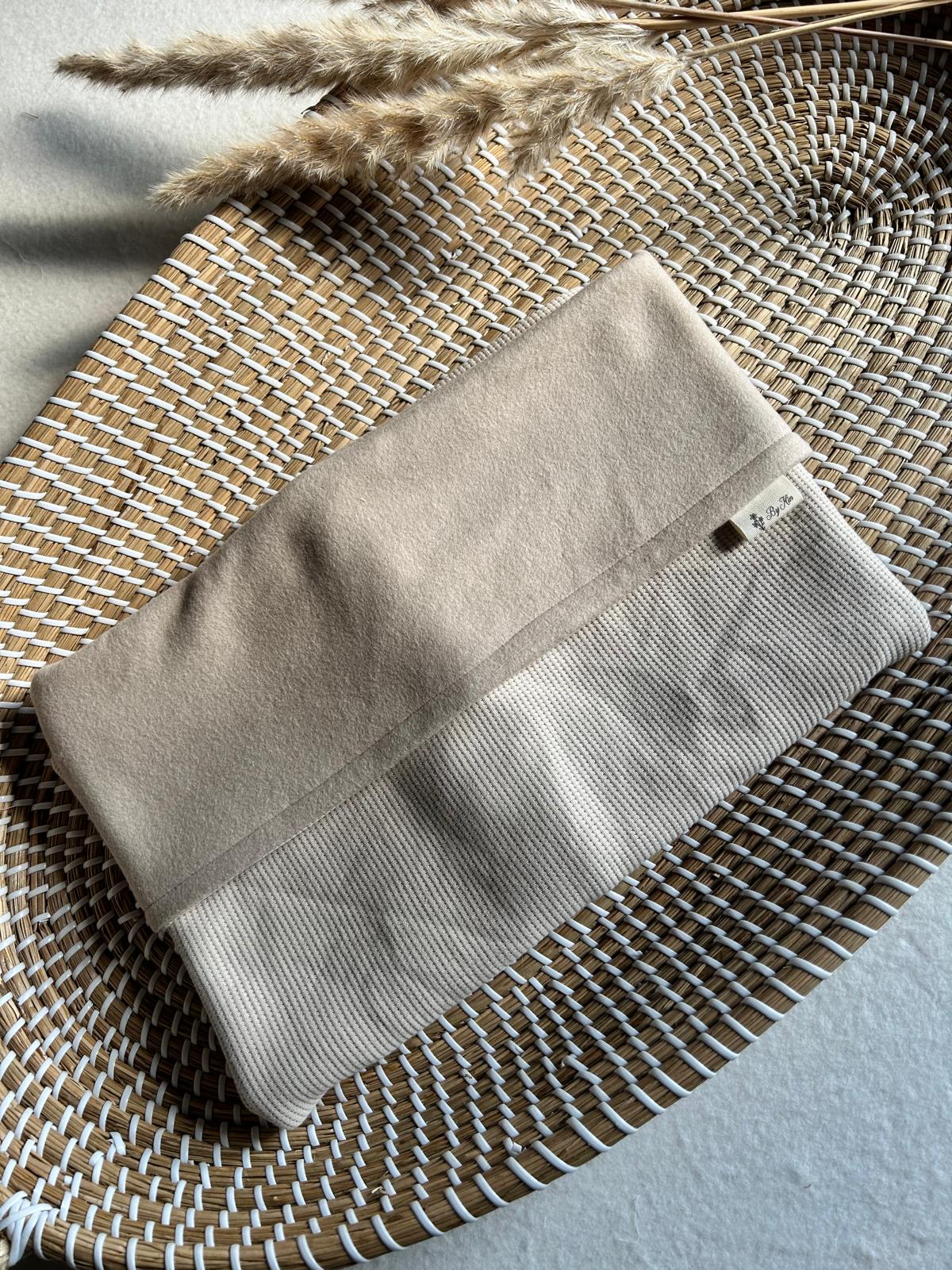 Wandelwagendeken beige