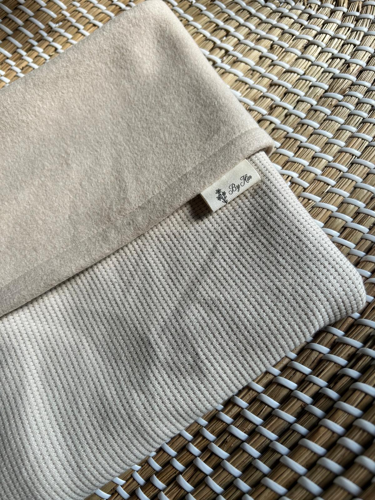 Wandelwagendeken beige