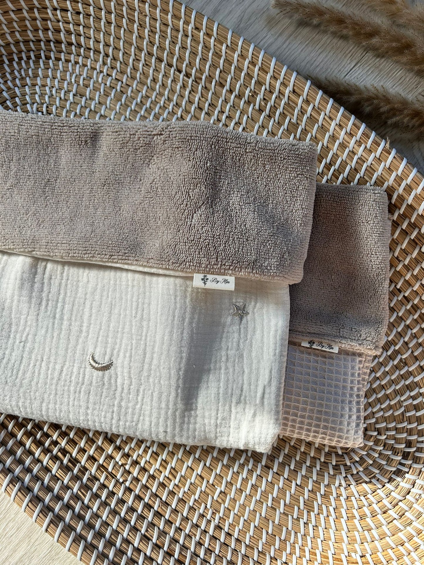 Wandelwagendeken moon en star