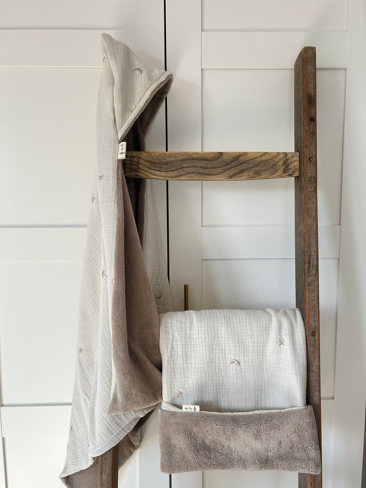 Wandelwagendeken moon en star