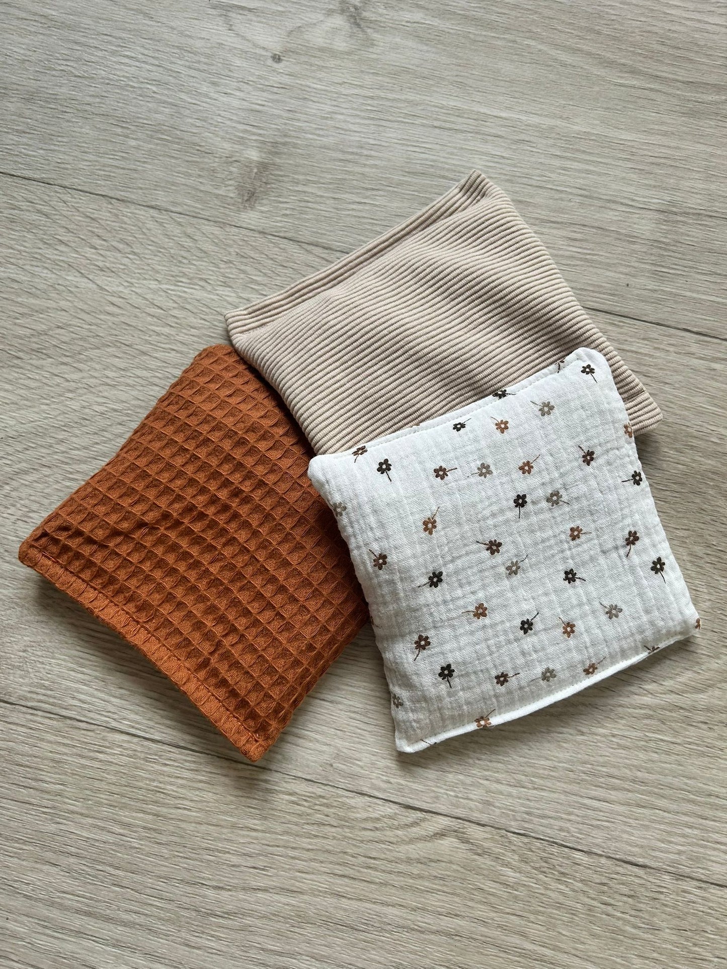 Set pittenzakjes kleur roest