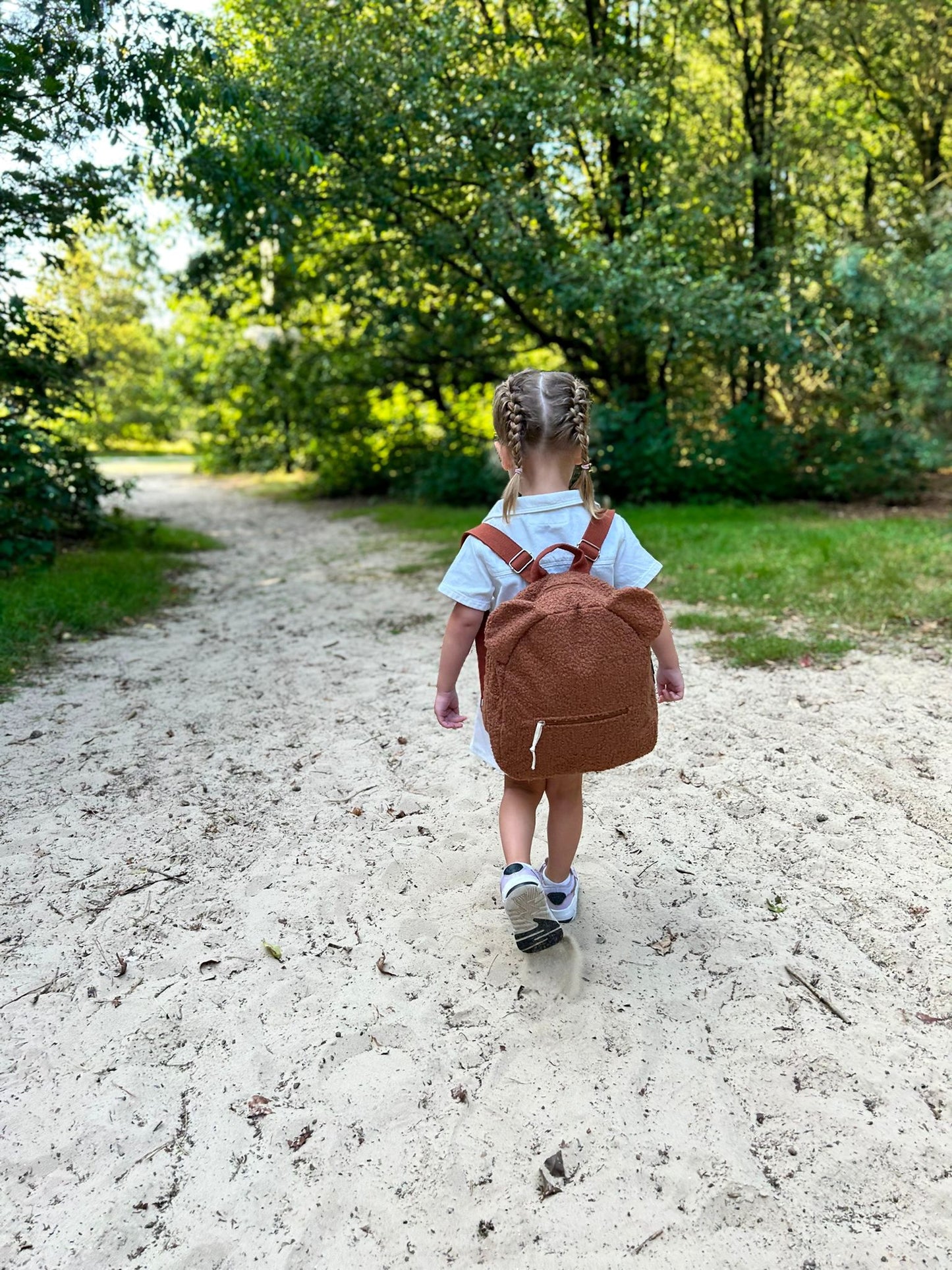 Initialen Teddy Rugzak met oortjes