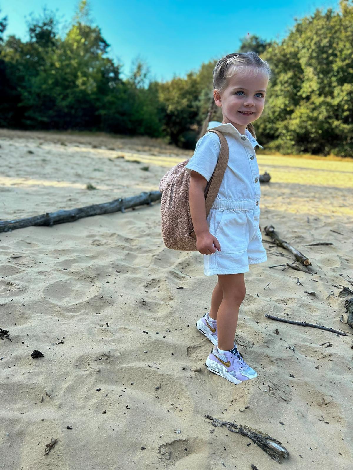 Initialen Teddy Rugzak met oortjes