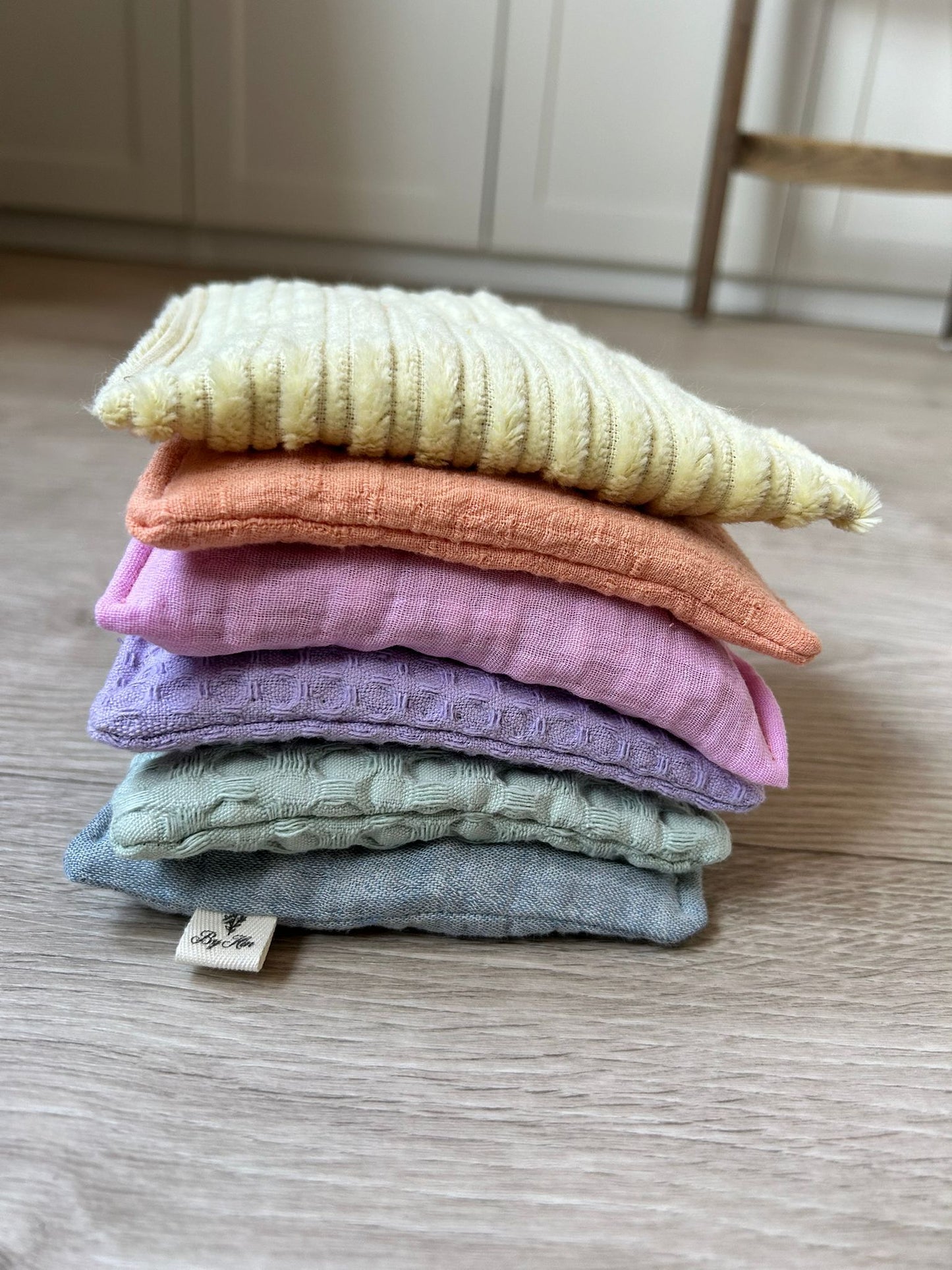 Stapelsteen pittenzakjes pastel